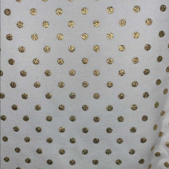 Crewcuts full length leggings white and gold 16 and long sleeve Christmas shirt - Picture 4 of 9